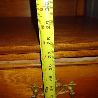 Vintage Wooden Wash Stand with Towel Rack- Approx 31" Wide