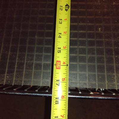 Rolling NSF Rated Commercial Metal Three Tier Cart- Approx 18" x 30" x 32 1/2" Tall (Choice A)