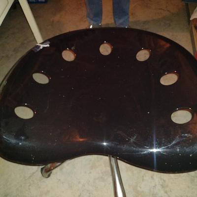 Rolling Chair with Plastic Tractor Style Seat- Approx 28" Wide