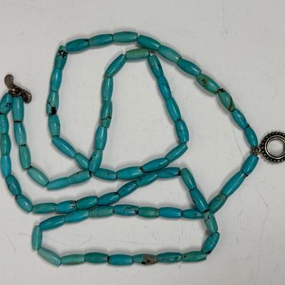 Vintage Beaded Turquoise Necklace