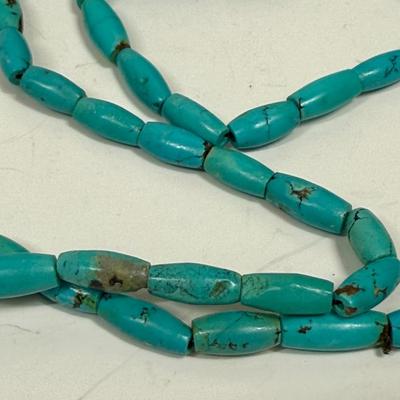 Vintage Beaded Turquoise Necklace