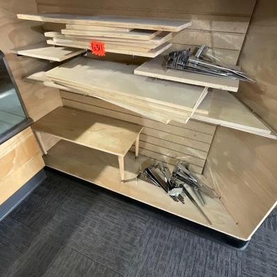 G311-shelves, brackets, small display table