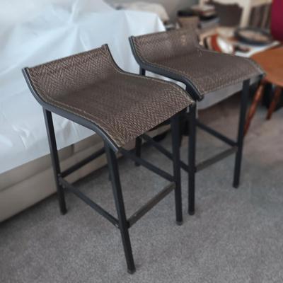 2 INDOOR OR OUTDOOR BAR STOOLS