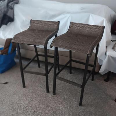 2 INDOOR OR OUTDOOR BAR STOOLS