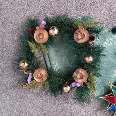 CHRISTMAS TREE ORNAMENTS, TREE TOPPER, WREATH AND MORE