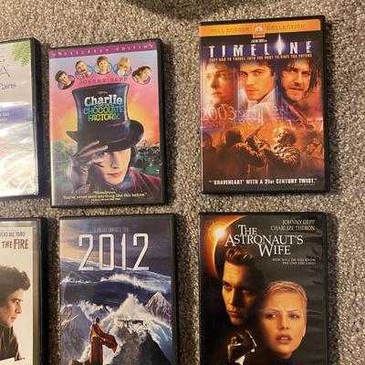 DVD’S THE ASTRONAUT’S WIFE, CHARLIE AND THE CHOCOLATE FACTORY AND MORE!