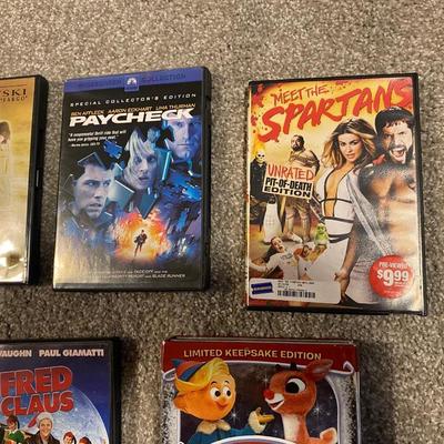 DVD’S - THE MAN WHO KNEW YOU LITTLE, FRED CLAUS, EMPIRE RECORDS, THE BIG LEBOWSKI AND MORE!