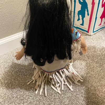 PRETTY LITTLE PORCELAIN NATIVE AMERICAN GIRL