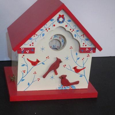 Cardinal Nesting Bird House Decorations