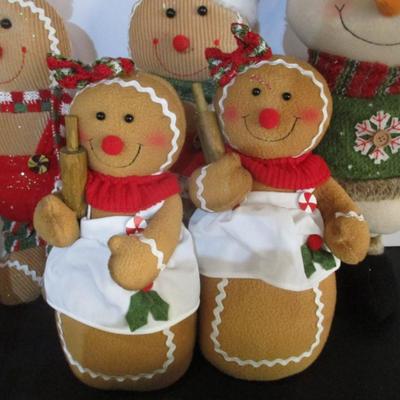 Collection Of Gingerbread Snowmen Kids Mixed Material