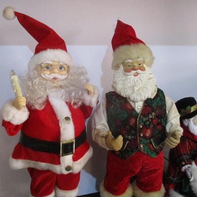 Animated Santa's & Mrs Claus