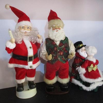 Animated Santa's & Mrs Claus