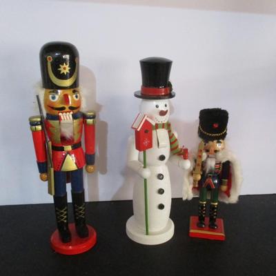 Snowman & Soldier Nutcrackers