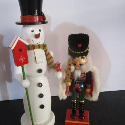 Snowman & Soldier Nutcrackers