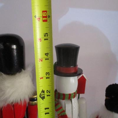 Snowman & Soldier Nutcrackers
