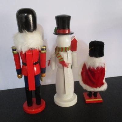 Snowman & Soldier Nutcrackers