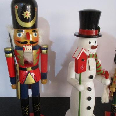Snowman & Soldier Nutcrackers
