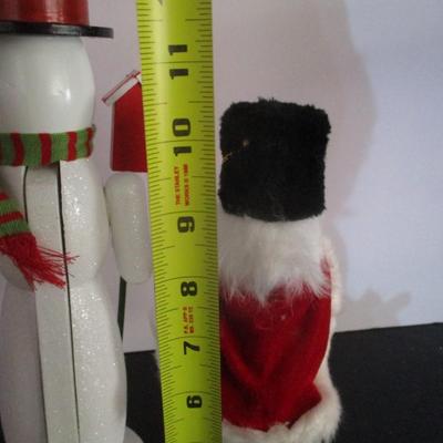Snowman & Soldier Nutcrackers