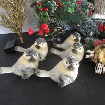Christmas Tabletop Decorations Birdhouses #2