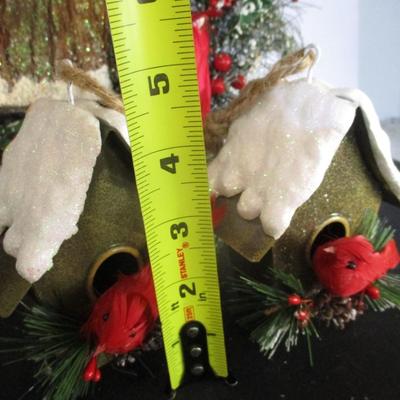 Christmas Tabletop Decorations Birdhouses #2