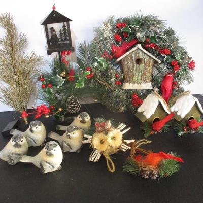 Christmas Tabletop Decorations Birdhouses #2