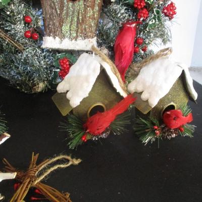 Christmas Tabletop Decorations Birdhouses #2
