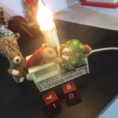 Christmas Tabletop Decorations Ornaments Wreaths Trees #3