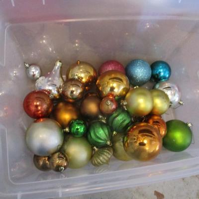 Assortment Of Vintage Christmas Ornaments