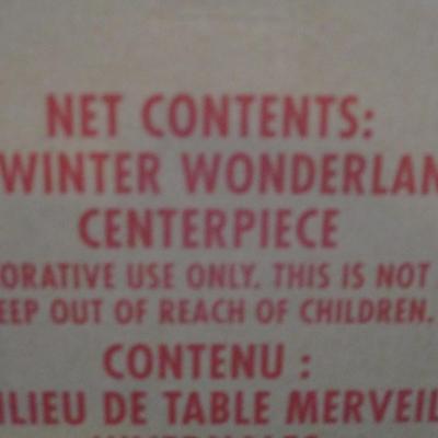 Winter Wonderland Centerpieces