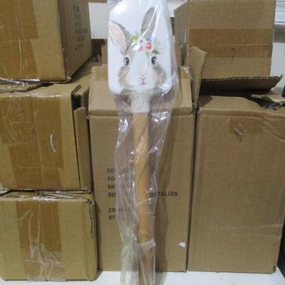 10 - Easter Bunny Silicon Wood Handle Spatula Choice 2