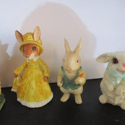 Easter Bunny Figurines