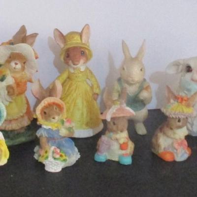 Easter Bunny Figurines