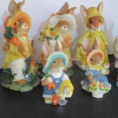 Easter Bunny Figurines