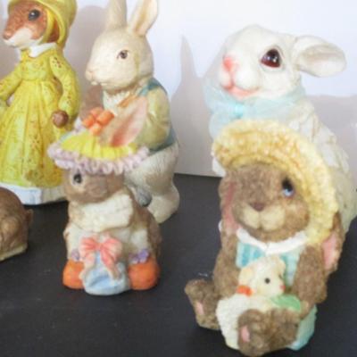 Easter Bunny Figurines
