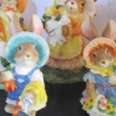 Easter Bunny Figurines