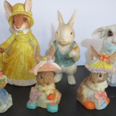 Easter Bunny Figurines