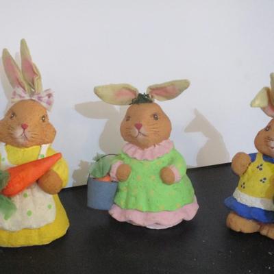 Easter Bunny Figurines