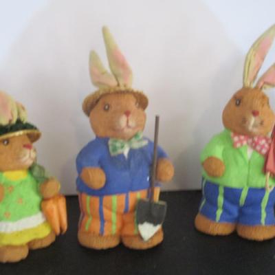 Easter Bunny Figurines