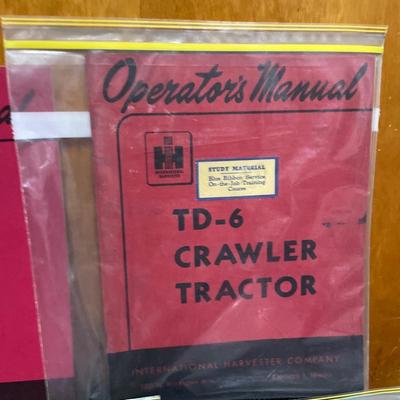 International Harvester tractor manufacture manuals
