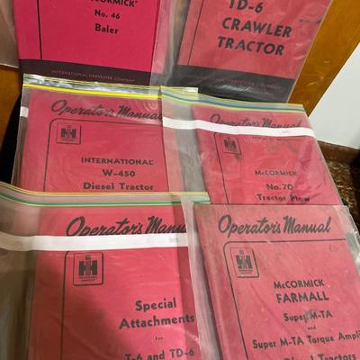 International Harvester tractor manufacture manuals