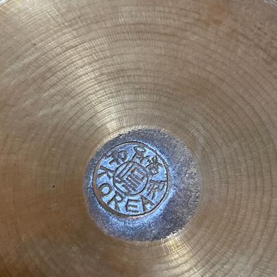 Brass etched plates from Korea and Asian fan