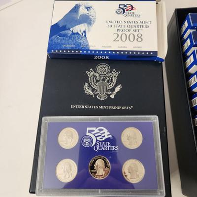 1999 thru 2008 United States Proof Sets