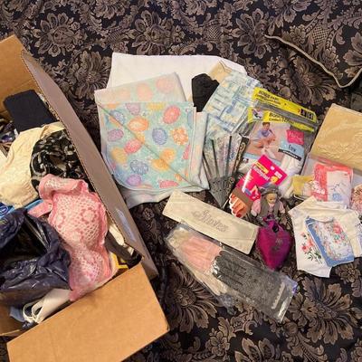 Socks, intimate apparel, bras, nylons, and more