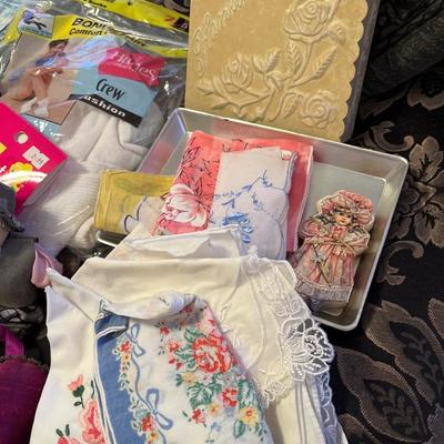 Socks, intimate apparel, bras, nylons, and more