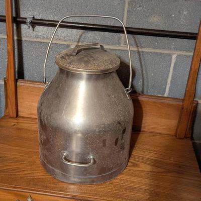 Vintage Delaval Stainless Milk/Cream Can With Handle