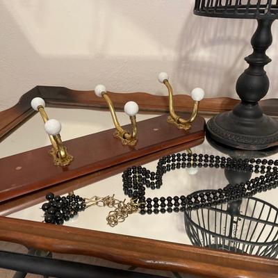 Mini bust, doll/baby clothes, beaded belt