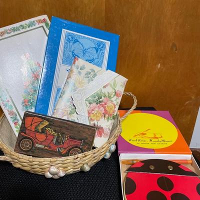 Vintage cards and matches
