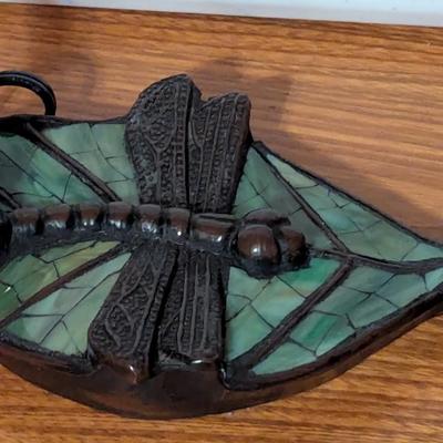 18" Tiffany Style Stained Glass Lamp