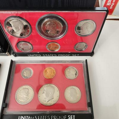 8 United States Coins Proof Sets 1974 1976 77 78 79 80 81 82