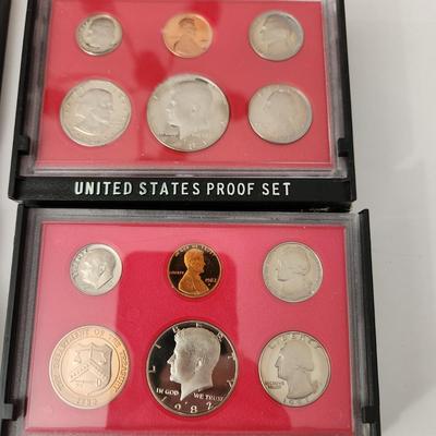 8 United States Coins Proof Sets 1974 1976 77 78 79 80 81 82